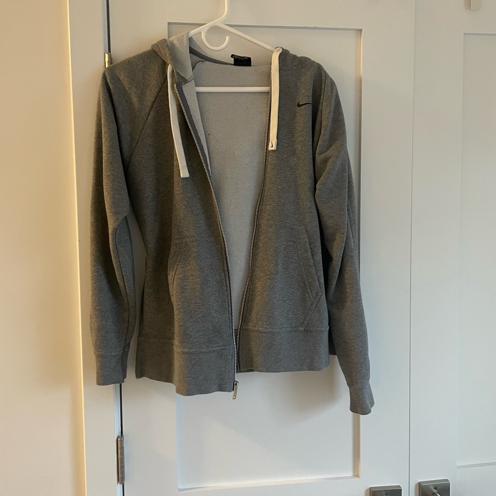 Nike Grey Zip Up with Side Detail